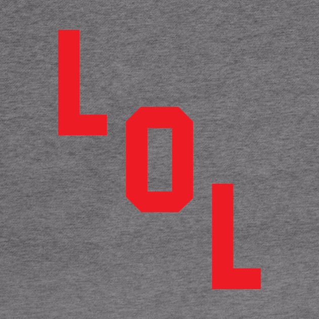 Lol Red Digital Font by Rebus28